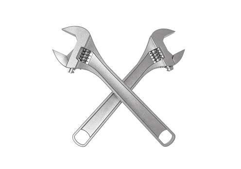 Service Icon. Adjustable Wrench.