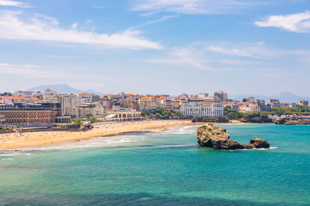 istock Panorama of Biarritz city on a summer day 1481859461