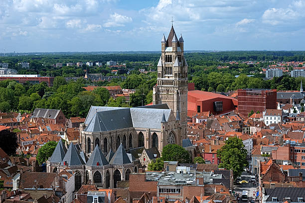 istock St. Salvator's Cathedral in Bruges, Belgium 148186595