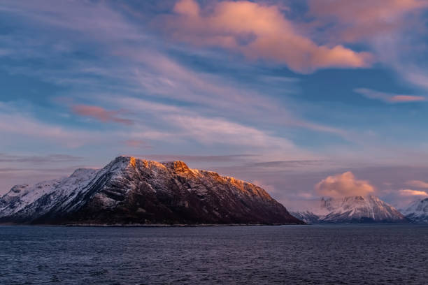 istock Beautiful Winter Sunrise In Norway Mountains 1481867640