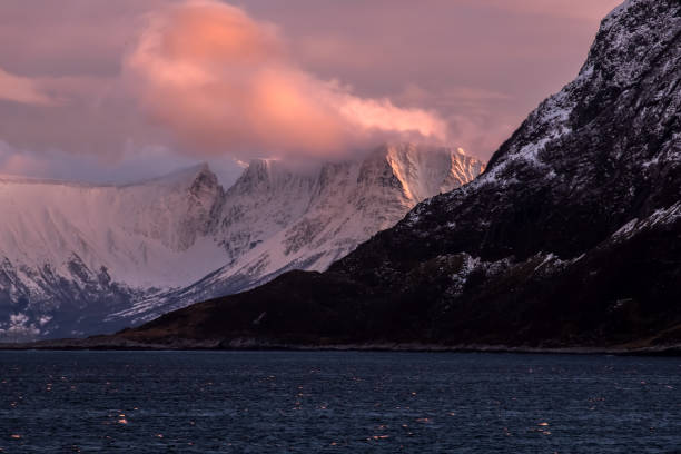 istock Beautiful Winter Sunrise In Norway Mountains 1481867677