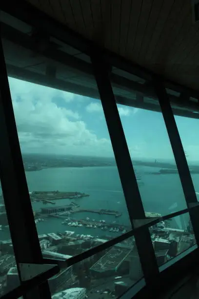 The Skytower is an observation and a telecomunications building in the heart of Auckland, New Zealand. Its height is 328 metres.