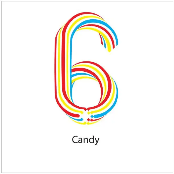 Vector illustration of Candy illustrator file