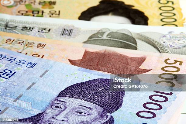 Koreanischer Geldschein Stockfoto und mehr Bilder von Koreanischer Geldschein - Koreanischer Geldschein, Südkorea, Währung