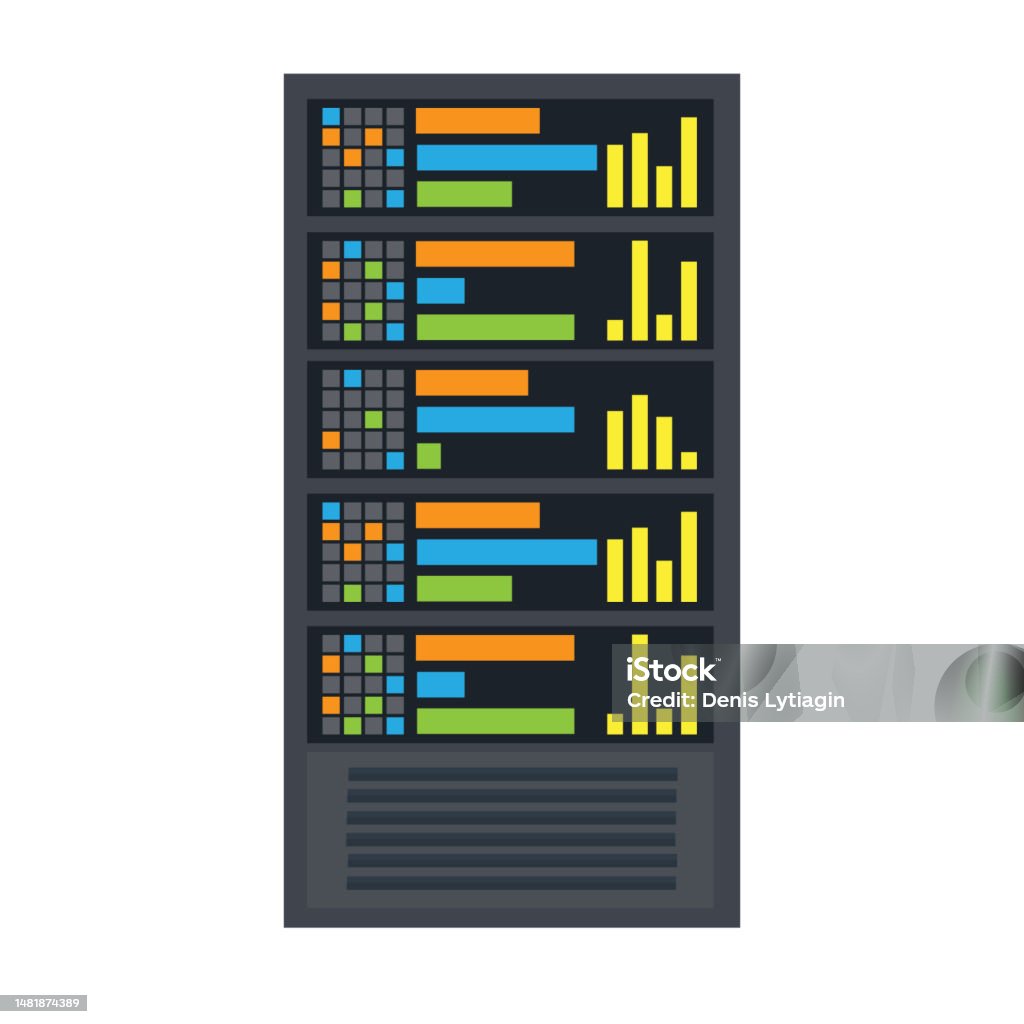 Istock Data Data Storage Server Data Center Stock Illustration - Download Image Now ...
