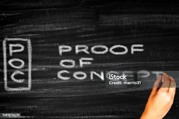 Proof Of Concept Stock Photo - Download Image Now - Acronym, Adult, Adults Only