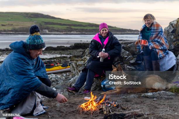 Taking A Well Deserved Rest Stock Photo - Download Image Now - Marshmallow, Toasted Food, Blanket
