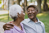 Portrait of a senior couple enjoying life