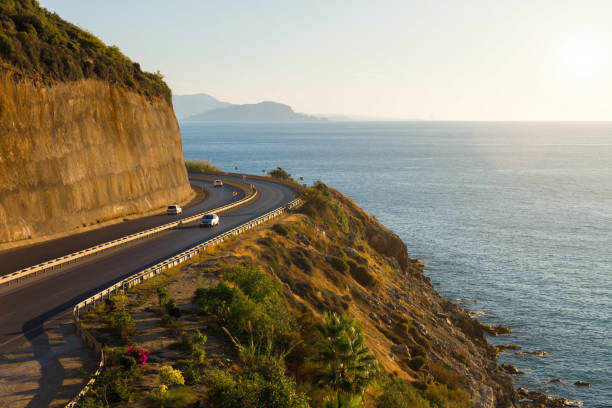 istock Beautiful seascape, highway along the ocean 1481906142