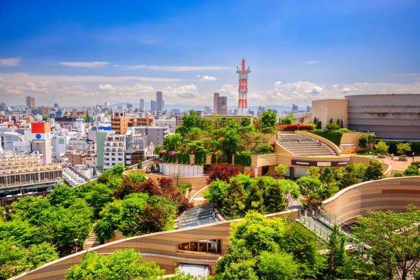 osaka giappone - regione del kinki foto e immagini stock