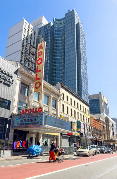 New York City; NY; USA - March 30 2023: The Apollo theater in Harlem, New York City.