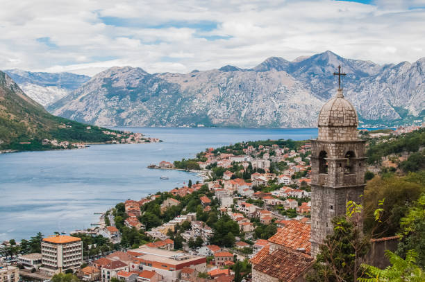 istock Panoramic view of Kotor bay and old town 1481915532