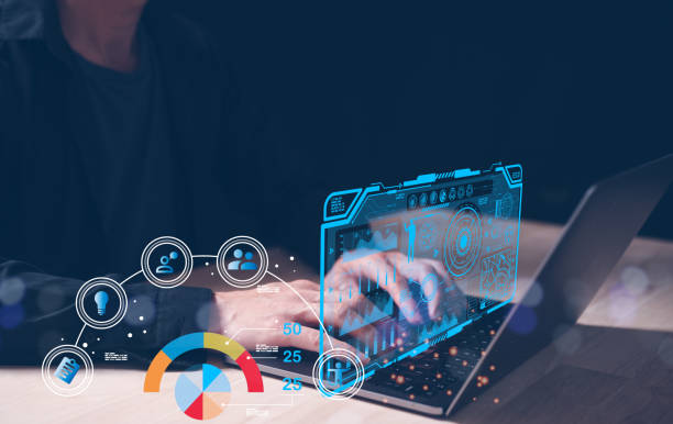 istock Digital transformation change management, internet of things. new technology bigdata and business process strategy, data analysis, cloud computing, smart industry.Aitechnology 1481917342