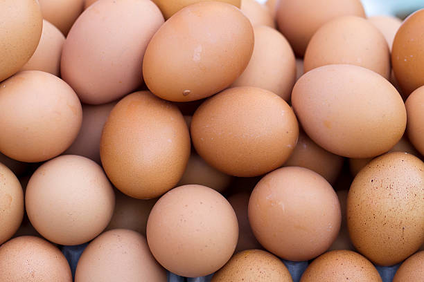 istock Pile of Brown Chicken Eggs 148192623
