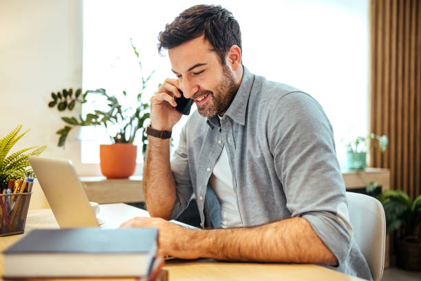 istock Man is talking on the phone 1481933902