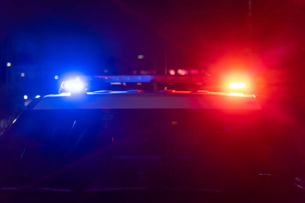 istock Police Car Light Bar 1481933911