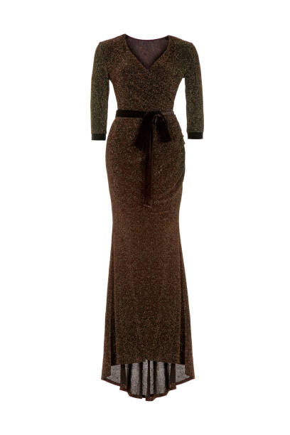 istock Lyurix long evening dress on white background 1481938548