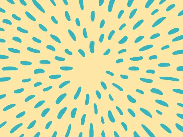 Vector illustration of Summer Dash Abstract Burst Background