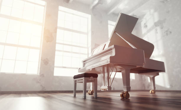 istock Classic grand piano in classical style room interior 1481946702