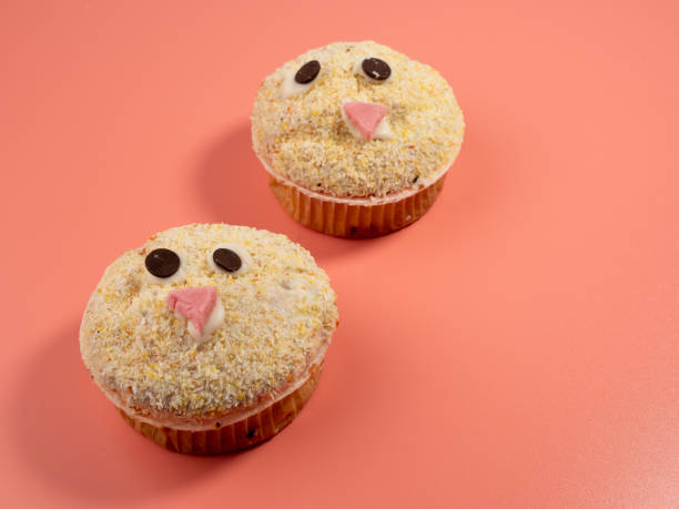 istock Muffin on a pink background. Delicious sweets. 1481965200