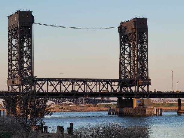 istock Kearny NJ Bridge at Sunset 1481972967
