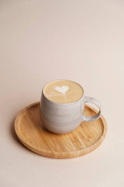 istock Latte art coffee cup or cappuccino froth 1481974672