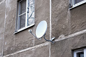 Satellite TV dish