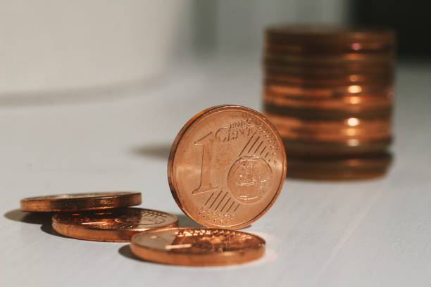istock Close up of 1 cents coins. 1481993587