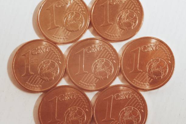 istock Close up of 1 cents coins. 1481993693