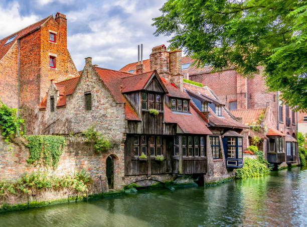 istock Old Bruges canals and architecture, Belgium 1481996923