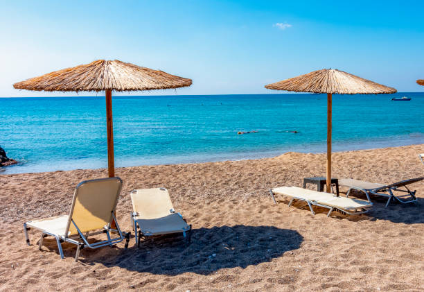 istock Stegna beach on Rhodes island, Greece 1481998008