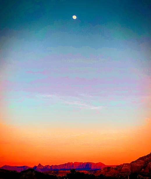 Sunset in The Desert