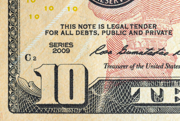 istock details of a genuine American 10 banknote 1482002390