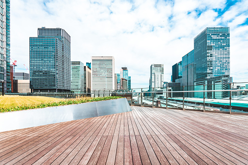 Office park of the Tokyo business district