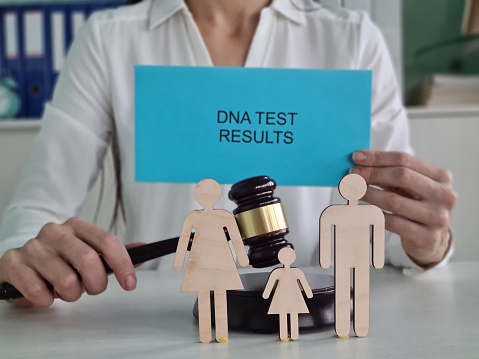 Court decision on custody of child by one of parents after divorce. Genetic analysis of relationship in court