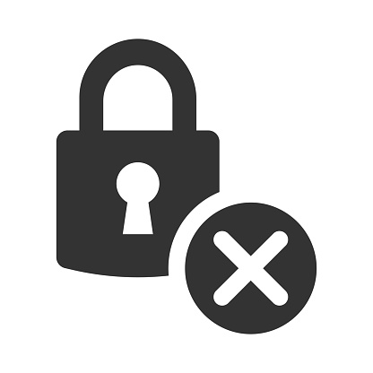 Icon Hapus Button Hapus Ikon Gembok Ilustrasi Stok - Unduh Gambar Sekarang - Gembok ...