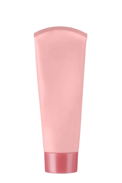 istock A pink bottle of body lotion with a white background. 1482025763