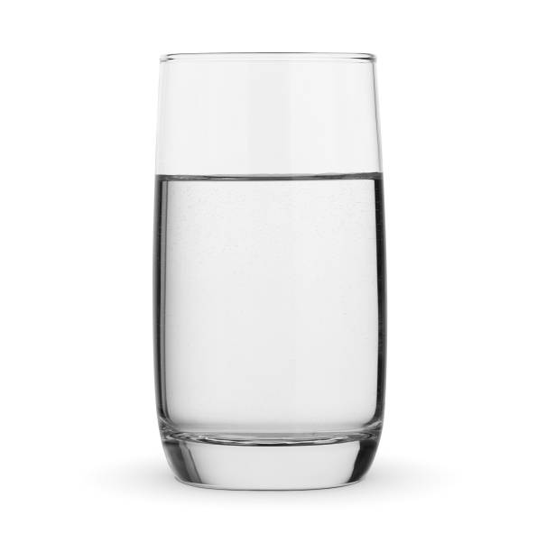 istock Glass of water isolated on white 1482033545