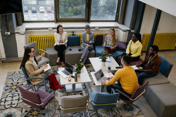 istock Group of Business People planning their next move 1482039697