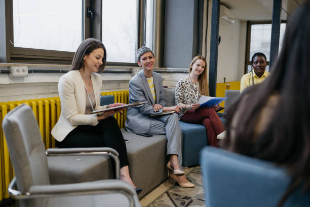 istock Group of Business People planning their next move 1482040179