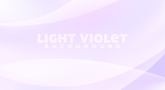 Abstract unsaturated very light violet background with translucent rounded shapes. Subtle vector graphic pattern