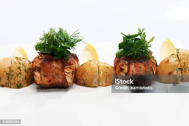 Peixe Rolo De Carne Com Potatos - Fotografias de stock e mais imagens de Alimentação Saudável - Alimentação Saudável, Batatas Preparadas, Fotografia - Imagem