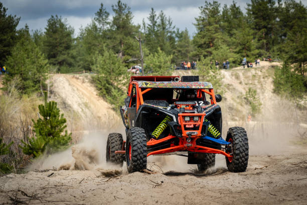 istock UTV, ATV offroad driving in sand. Buggy extreme riding 1482051057