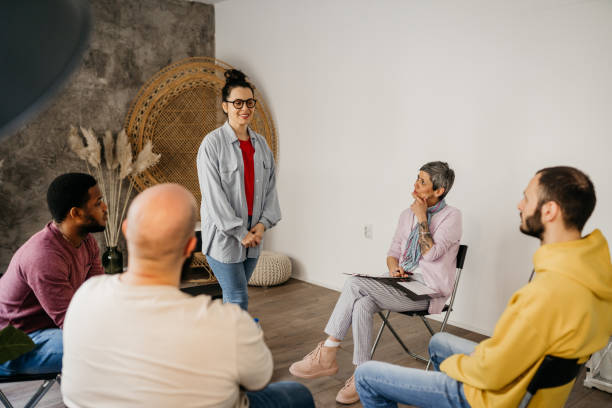 Group Therapy stock photo