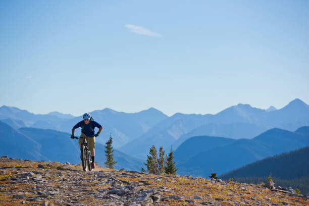 istock Electric Bicycle Mountain Bike Ride 1482062142