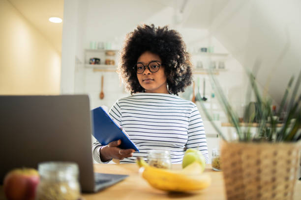 istock Young nutritionist creates a meal plan for the client 1482063159