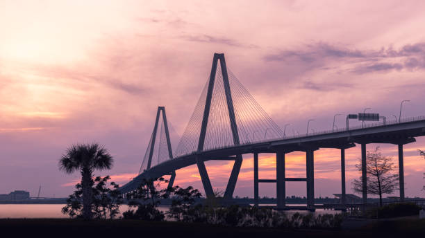 istock Sunset on the Ravenel Bridge 1482074771