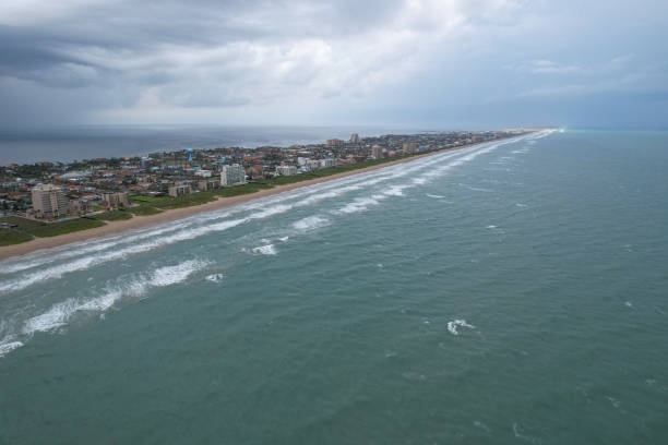 istock Aerial views from over South Padre Island Texas 1482091222