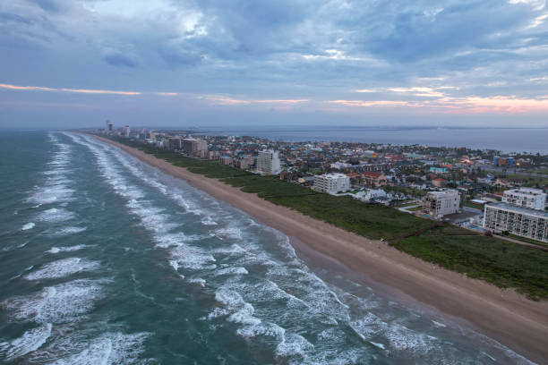 istock Aerial views from over South Padre Island Texas 1482091607