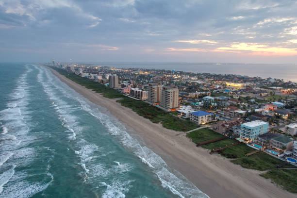 istock Aerial views from over South Padre Island Texas 1482091631